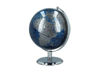 Globus Dekoracyjny - Niebiesko-Srebrny - śr. 20 cm