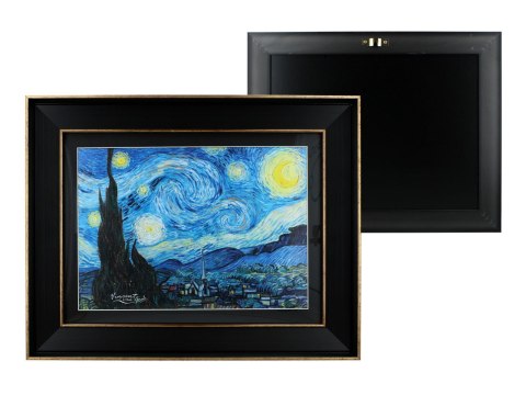 Obraz w Ramie - Gwiaździsta Noc (V. van Gogh) - 39 x 49 cm
