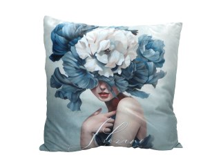 Poduszka Dekoracyjna - Lady's Floral Symphony (L. Lozano) - 50x50 cm