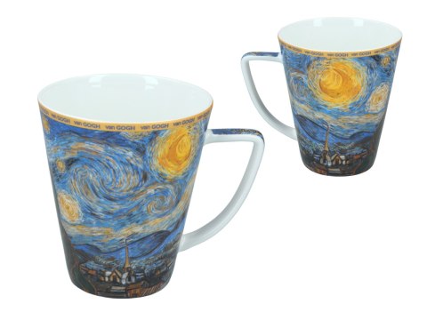 Filiżanka i Kubek - Gwiaździsta Noc (V. van Gogh) - 230 ml / 400 ml