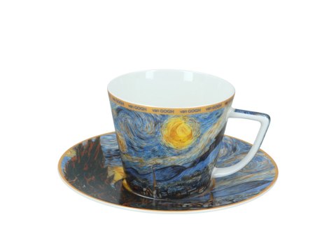 Filiżanka i Kubek - Gwiaździsta Noc (V. van Gogh) - 230 ml / 400 ml