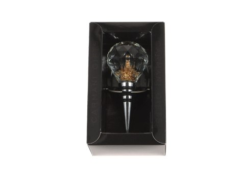 Korek do Butelki - Kula z Drobinkami Złota - 10,6 cm