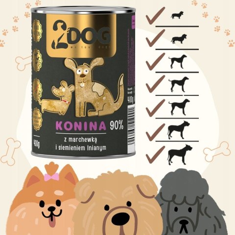 Danie z Koniny z Siemieniem Lnianym – 400 g