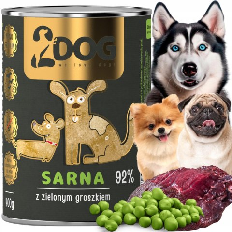 Danie z Sarniny z Zielonym Groszkiem – 400 g