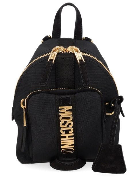 Plecak MOSCHINO Carry Me - Czarny - 30 x 23 cm