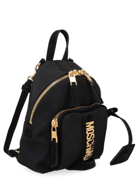 Plecak MOSCHINO Carry Me - Czarny - 30 x 23 cm