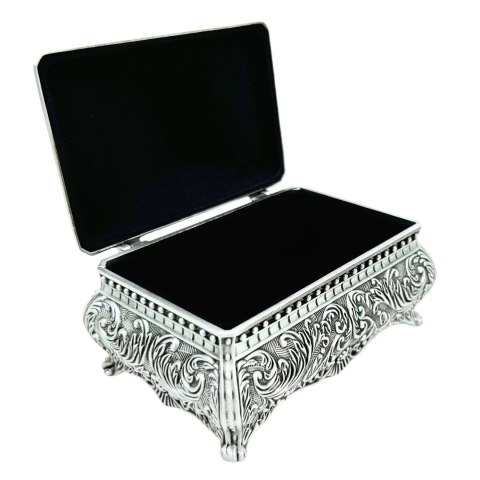 Szkatułka Metalowa – Styl Ludwikowski – 12,8 cm