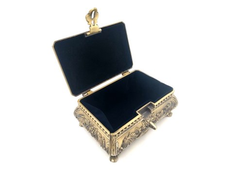 Szkatułka Metalowa – Styl Ludwikowski – 16,8 cm