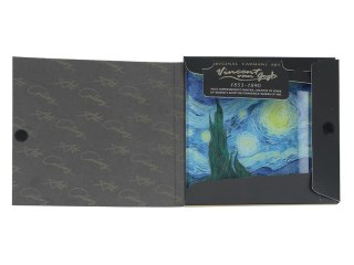 Podkładka Szklana - Gwiaździsta Noc (V. van Gogh) - 11,5 x 11,5 cm