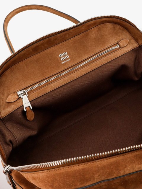 Torebka MIU MIU - Vivant Suede - Brązowa