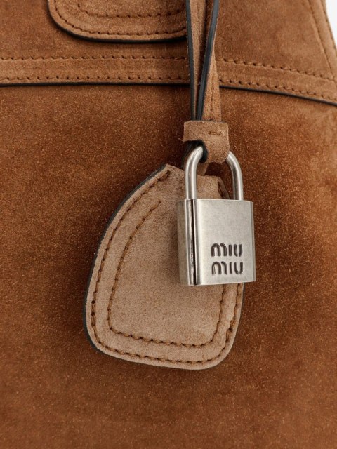 Torebka MIU MIU - Vivant Suede - Brązowa