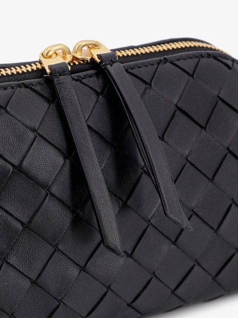 Torebka BOTTEGA VENETA Concert Pouch - Czarna - 17 x 10 cm