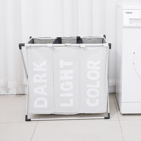 Organizer Segregacyjny Na Tekstylia 130 L - Biały - 65 x 61 cm