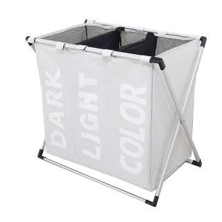 Organizer Segregacyjny Na Tekstylia 130 L - Biały - 65 x 61 cm