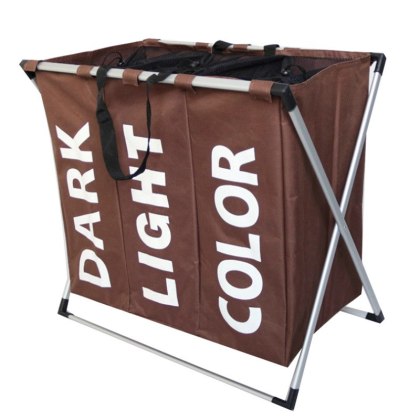Organizer Segregacyjny Na Tekstylia 130 L - Brązowy - 65 x 61 cm