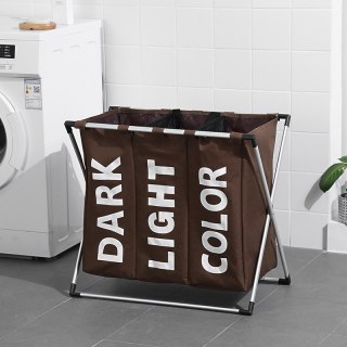 Organizer Segregacyjny Na Tekstylia 130 L - Brązowy - 65 x 61 cm