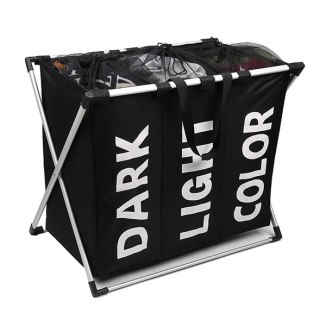 Organizer Segregacyjny Na Tekstylia 130 L - Czarny - 65 x 61 cm