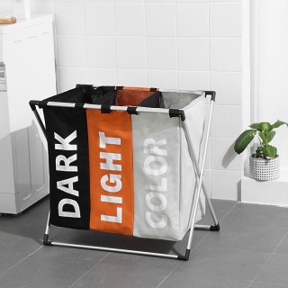 Organizer Segregacyjny Na Tekstylia 130 L - Trzykolorowy - 65 x 61 cm