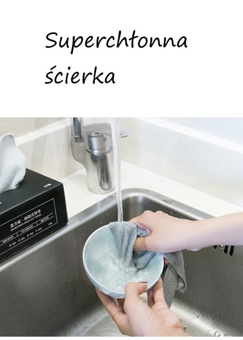 Zestaw Ściereczek z Mikrofibry w Pudełku - 20 sztuk