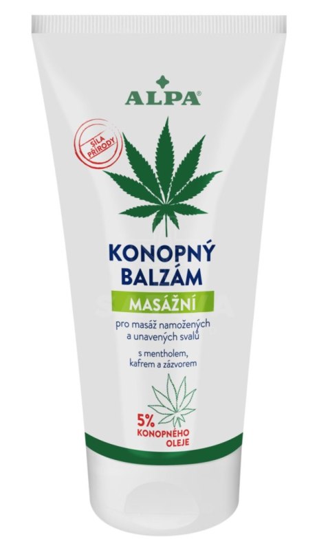 Regenerujący Balsam do Masażu Ciała – Szlachetny Olej Konopny – 150 ml