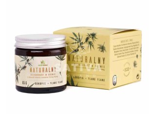 Aksamitny Dezodorant w Kremie – Harmonia Konopi, Wanilii i Ylang Ylang – 65 g