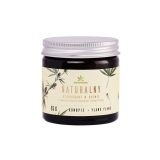 Aksamitny Dezodorant w Kremie – Harmonia Konopi, Wanilii i Ylang Ylang – 65 g