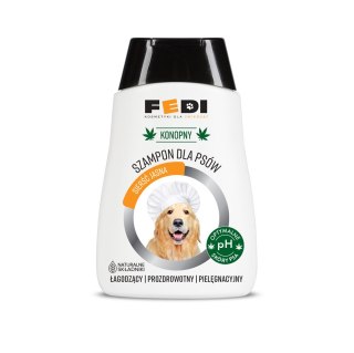 Botaniczny Szampon Rozświetlający dla Psów o Jasnej Sierści – Ekstrakt z Konopi i Olej Makadamia – 300 ml