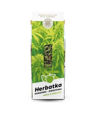 Orzeźwiająca Herbatka Owocowo-Ziołowa do Naturalnego Wyciszenia – Liście Konopi Felina, Mięta i Jabłko – 45 g