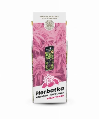 Wzmacniająca Herbatka Owocowo-Ziołowa do Budowania Odporności – Liście Konopi Felina, Dzika Róża i Hibiskus – 45 g