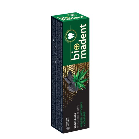 Wybielająca Pasta do Zębów i Dziąseł – Olej Konopny, Węgiel Bambusowy i CBD – 100 ml