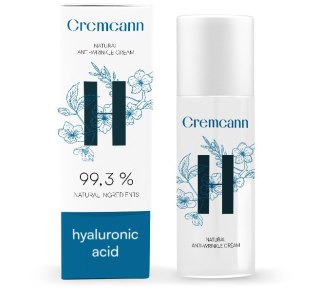 Liftingujący Krem do Cery Dojrzałej i Wrażliwej – Kwas Hialuronowy i Konopie – 50 ml