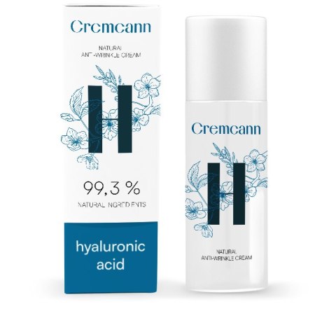 Liftingujący Krem do Cery Dojrzałej i Wrażliwej – Kwas Hialuronowy i Konopie – 50 ml