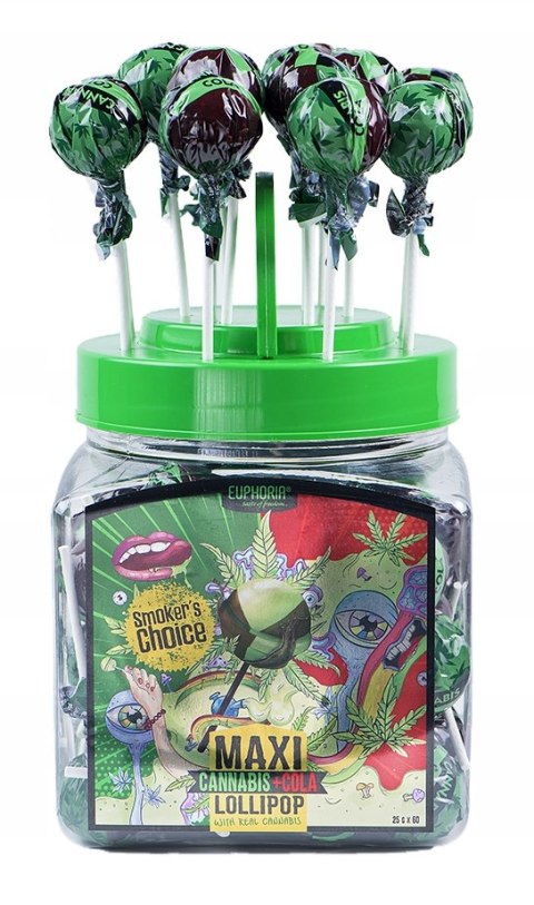 Krystaliczny Lizak Degustacyjny – Esencja Konopi i Nuta Coli – 12 g