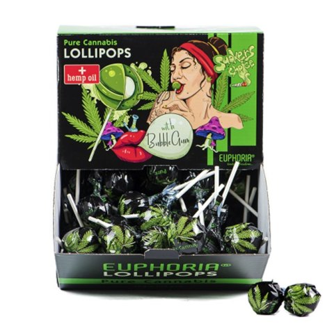 Dwufazowy Lizak Degustacyjny z Elastycznym Wnętrzem – Organiczny Olej Konopny – 25 g