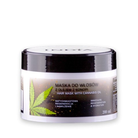 Odbudowująca Maska do Włosów – Olej Konopny i D-Pantenol – 200 ml