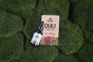 Surowy Olej do Kompleksowej Suplementacji – Oliwa z Oliwek, CBDA i CBD – 30 ml