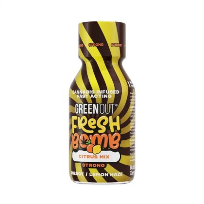 Witalizujący Shot Konopny Fresh Bomb Strong (Citrus Mix) – Lemon Haze – 100 ml
