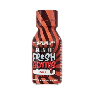 Stymulujący Shot Konopny Fresh Bomb Strong (Cola) – Profil Terpenowy Amnesia Haze – 100 ml