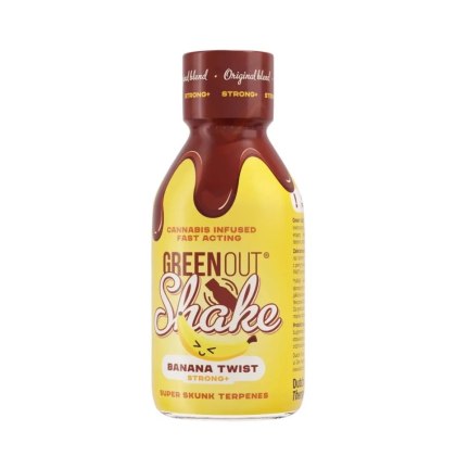 Witalizujący Shot Konopny Strong+ (Banana Twist) – Super Skunk – 200 ml