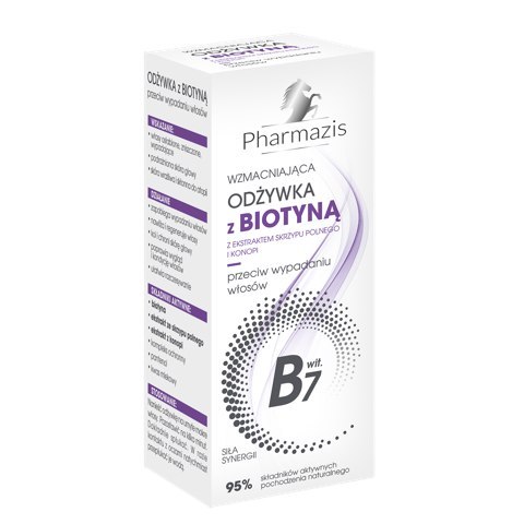 Wzmacniająca Odżywka przeciw Wypadaniu Włosów – Biotyna, Ekstrakt ze Skrzypu i Konopie – 250 ml