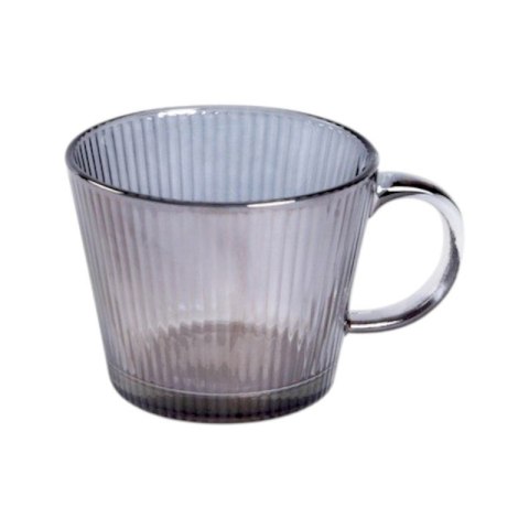 Ryflowana Szklanka – Grafit - 380 ml