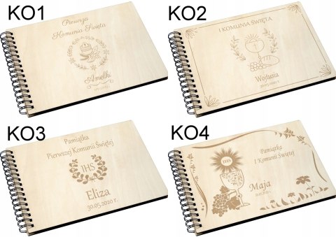 Album na Zdjęcia z Grawerem – Pierwsza Komunia – 31x22 cm