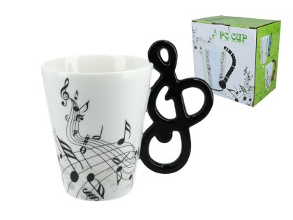 Kubek Porcelanowy - Klucz Wiolinowy - 400 ml