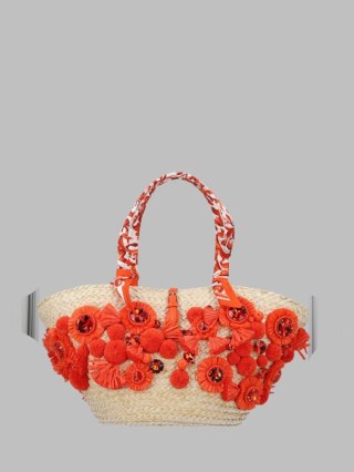 Torba DOLCE & GABBANA - Coffa Capri z Haftem - Kremowa