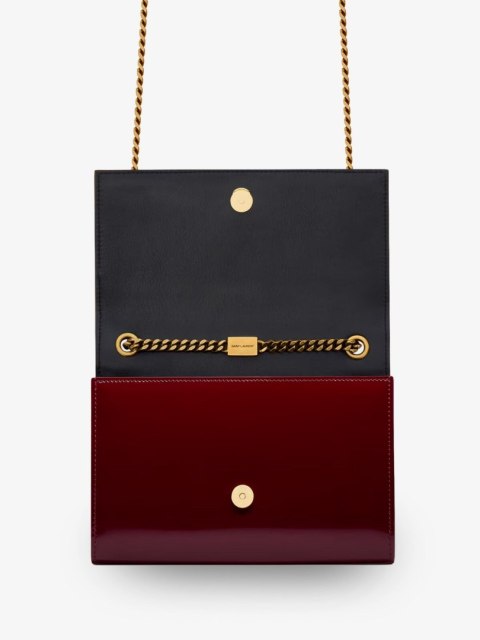Torebka SAINT LAURENT Kate - Czerwona - 20 x 12,5 cm
