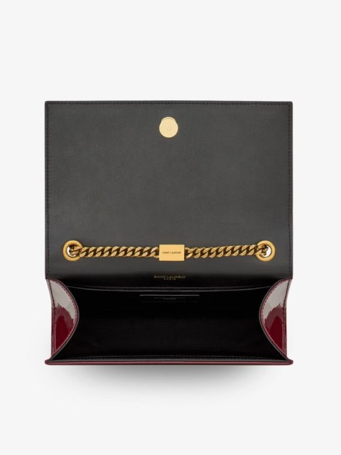 Torebka SAINT LAURENT Kate - Czerwona - 20 x 12,5 cm