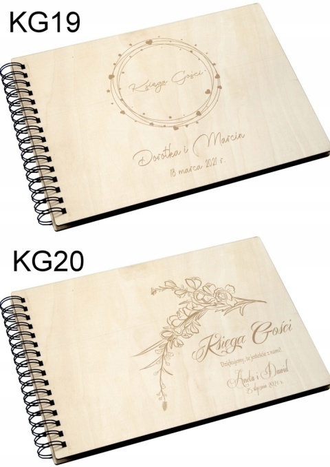 Księga Gości z Grawerem – 22x22 cm