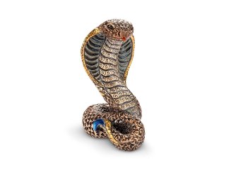 Rzeźba Dekoracyjna - Kobra - 6 × 12 cm