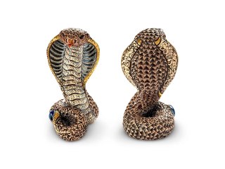 Rzeźba Dekoracyjna - Kobra - 6 × 12 cm