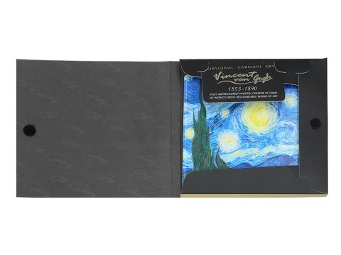 Podkładka Ceramiczna - Gwiaździsta Noc (V. van Gogh) - 11 x 11 cm